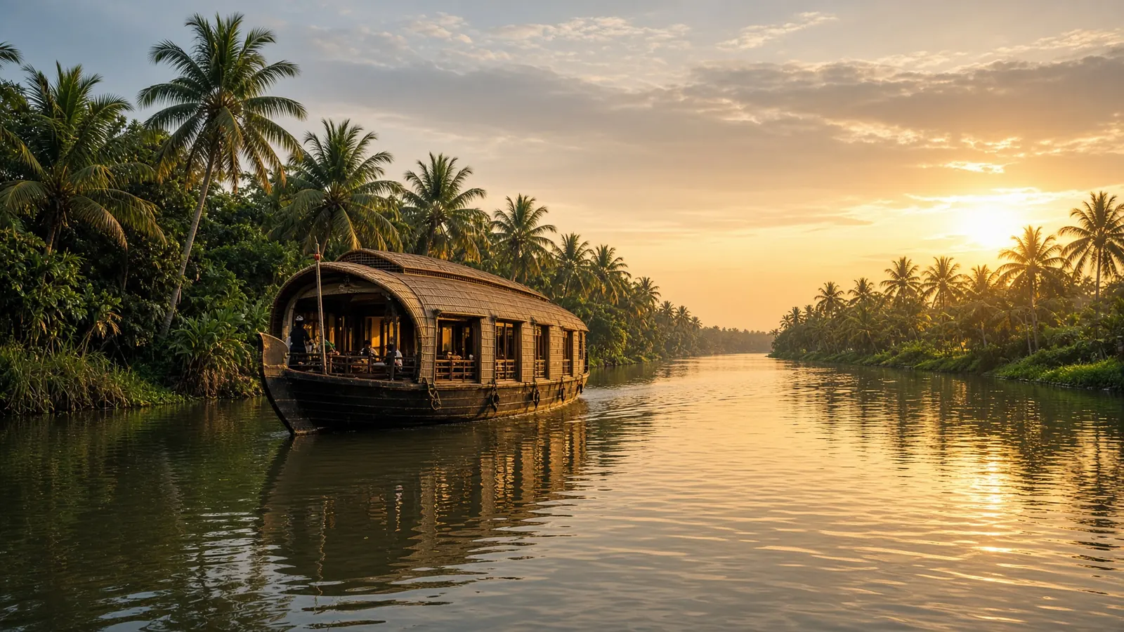 Kerala backwater houseboat